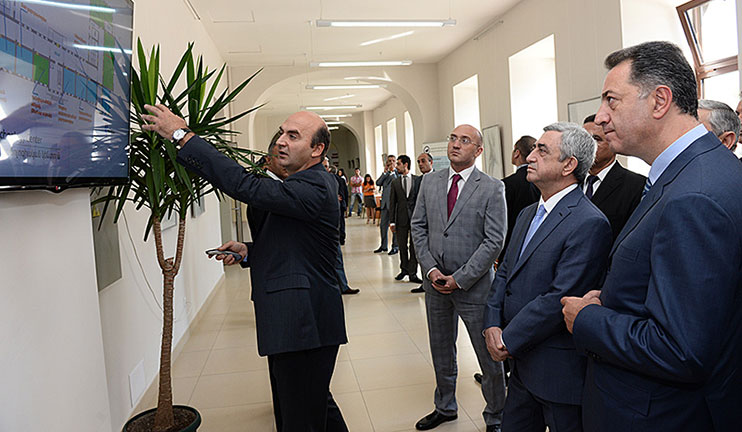 Armenia’s President Took Part In Gyumri Technologies Center Inauguration