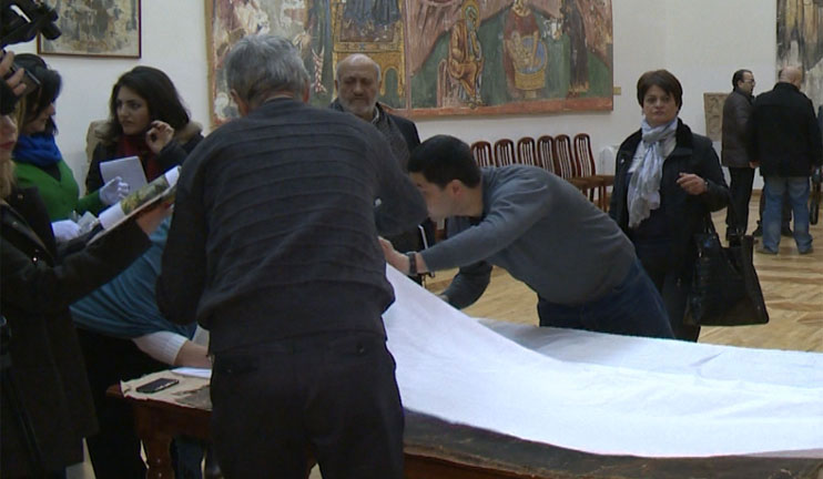 Armenian artist’s canvas dedicated to Genocide moved to Armenia