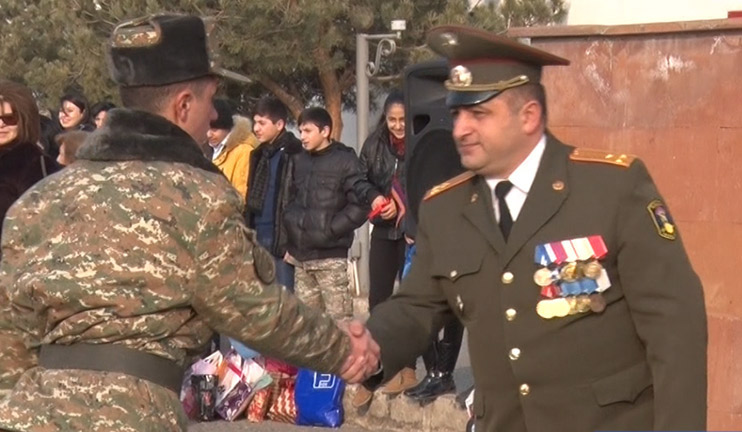 Հայ սակրավորները բանակի տոնը նշել են հանդիսավոր շքերթով
