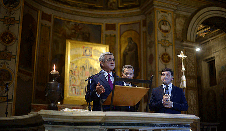 President Serzh Sargsyan – Official Visit to Vatican