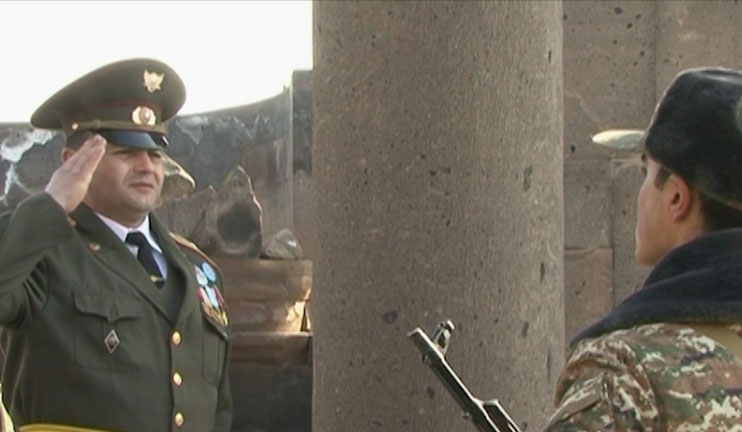 The 225 sacrament of recruits passed in the Zvartnots Museum-Reserve