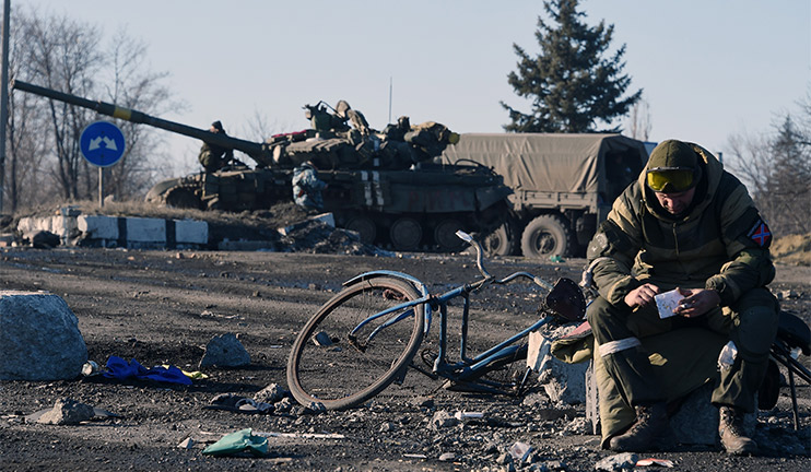 The ceasefire treaty in Ukraine is being violated