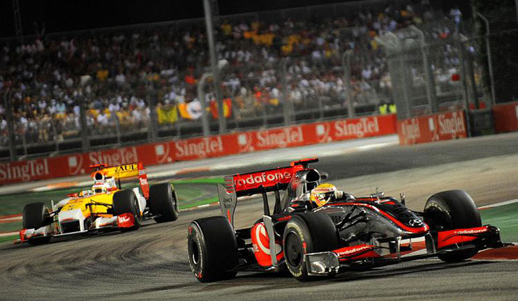 Formula One Rally Held in Singapore