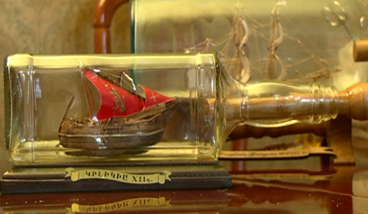 The favorite and eye-pleasing hobby of the sailing master