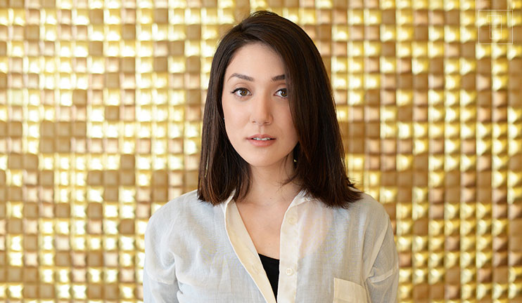 The member of the group Genealogy Japanese-Armenian Stephanie Topalyan visited Armenia first time