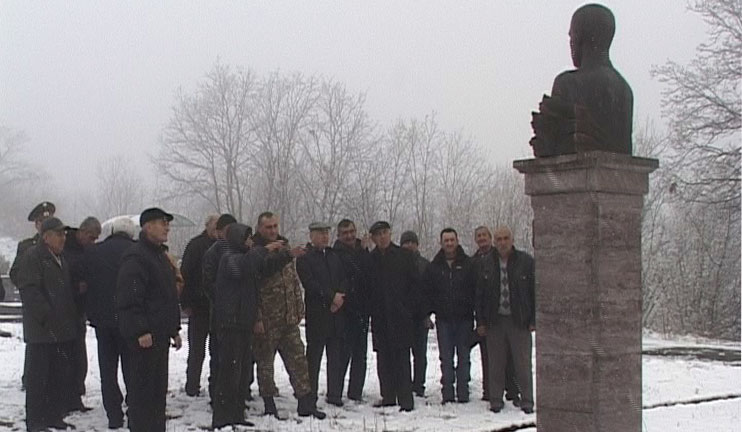 The copper bust of National Hero Vazgen Sargsyan was erected in Kapan