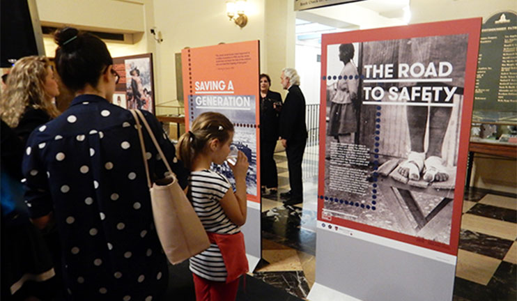 The "Thank you, America" exhibition was opened in Los Angeles ahead of the anniversary of the Genocide