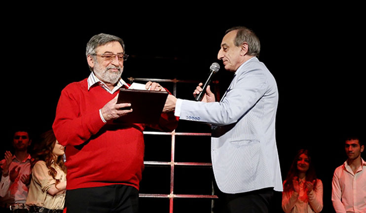 A number of artists were awarded with a Medal of Honor of Yerevan State Institute of Theater and Cinema