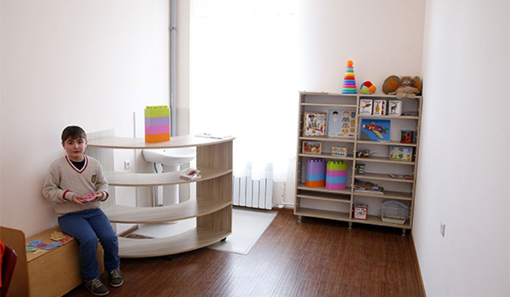 The newly opened center will provide education for autistic children and will implement rehabilitation programs