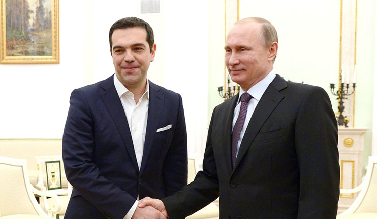 The Prime Minister of Greece discussed various economical questions with the President of Russia in Moscow
