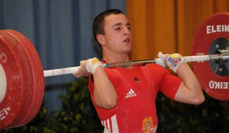 The weightlifter Smbat Margaryan received the silver medal in the European Championship
