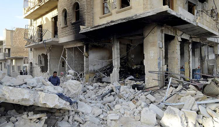 Հալեպում հրթիռակոծությունների հետեւանքով խաղաղ բնակիչներ են զոհվել
