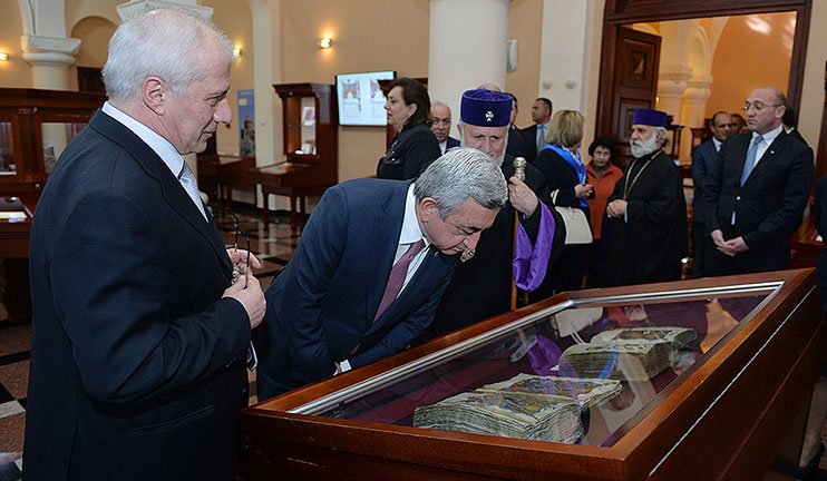 The "Preserved Manuscripts" exhibition dedicated to the 100th anniversary of the Armenian Genocide was opened in Matenadaran