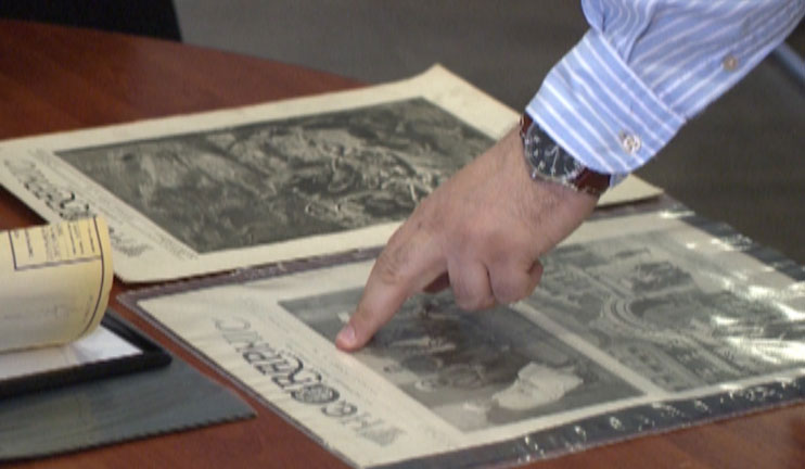 Which were the first media to refer to the crime of the Young Turks?