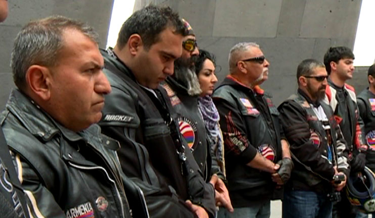 Armenian bikers living in United States reached Yerevan