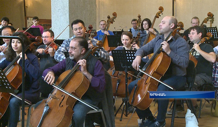 The joint concert of 100 musicians of “24/04” orchestra commemorating the Genocide