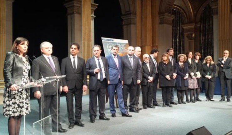 The "Armenia-1915" exhibition was opened in Paris Town-hall