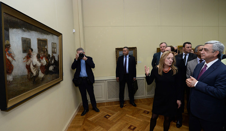Երևանում բացվեց Թեոդոր Աքսենտովիչի նկարների ցուցահանդեսը