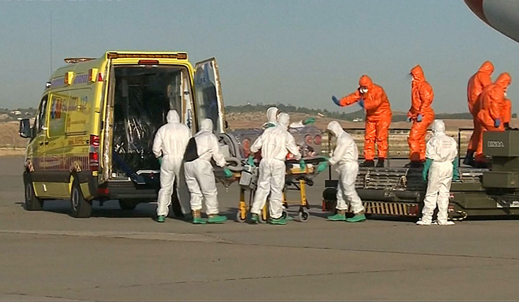 8 Cases of the Ebola Infected in Europe