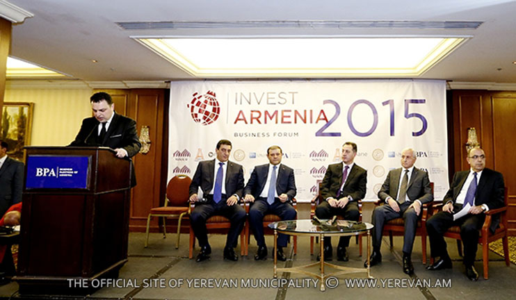 Yerevan hosts Invest Armenia-2015 business forum