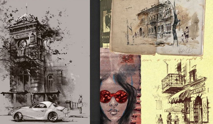 Yerevan scenes through the eyes of young artists