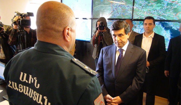 Regional Rescue Department's Crisis Management Centre was opened in Gyumri