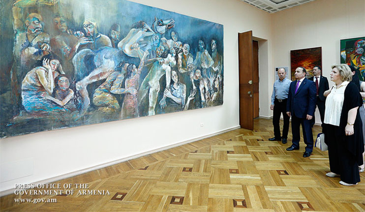 Levon Tutunjian's exhibition was opened at the National Gallery