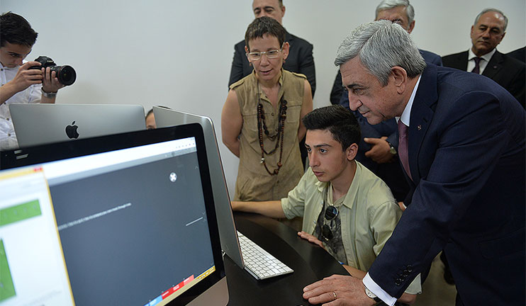 The President participated in the opening ceremony of "Tumo" Center for Creative Technologies in Gyumri