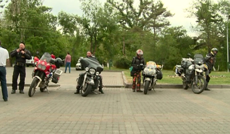 The visit of four bikers to Armenia
