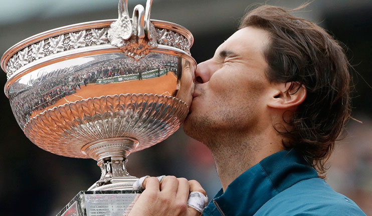 The formula for the victories of world-famous tennis player Rafael Nadal