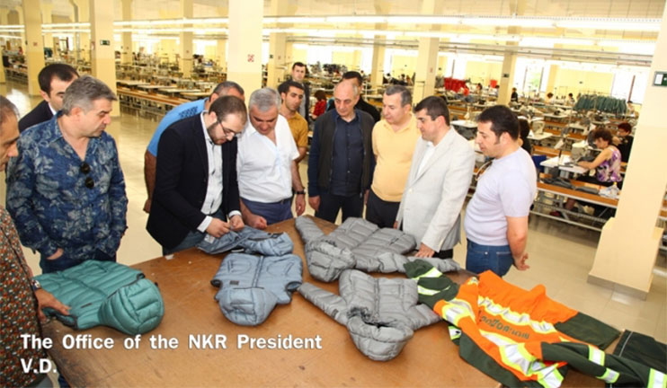 The philanthropists visited various production centers of Stepanakert