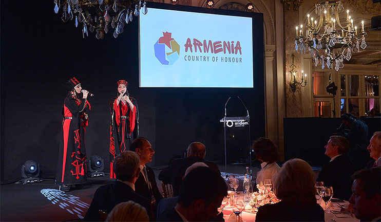 The breath and culture of Armenia in the MIDEM international music festival of Cannes