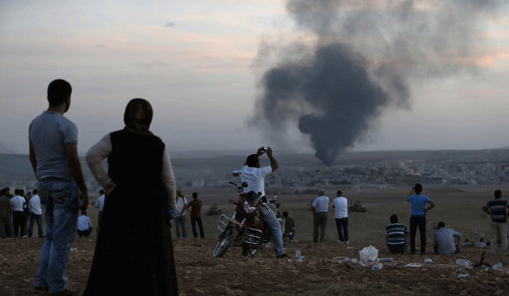 Սիրիայի Քոբանի քաղաքում մարտերը շարունակվում են