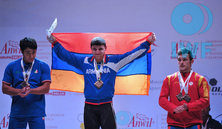 The weightlifter Andranik Karapetyan became the Youth World Champion