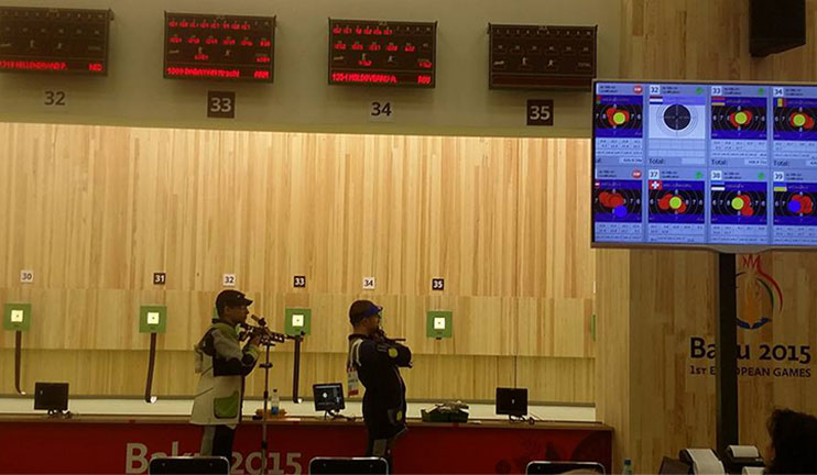 The shooter Hrachik Babayan set a record during the European Games