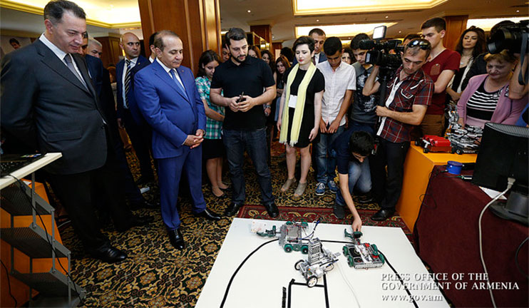The 8th annual "DigiTech" business forum was launched in Yerevan