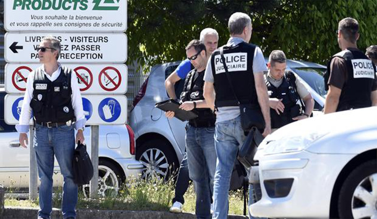 One person died and at least two were wounded in the result of a terroristic act in France