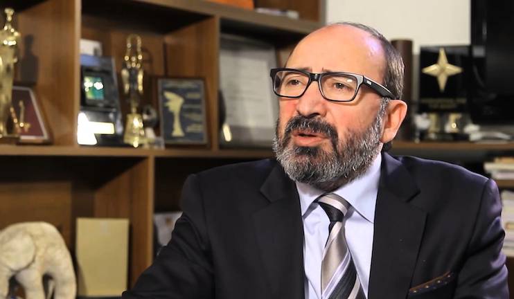 The founder director of the "Golden Apricot" film festival Harutyun Khachatryan celebrates his jubilee