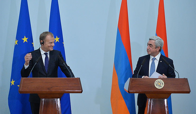 "I'm ready to be objective both in Yerevan and Baku" Donald Tusk