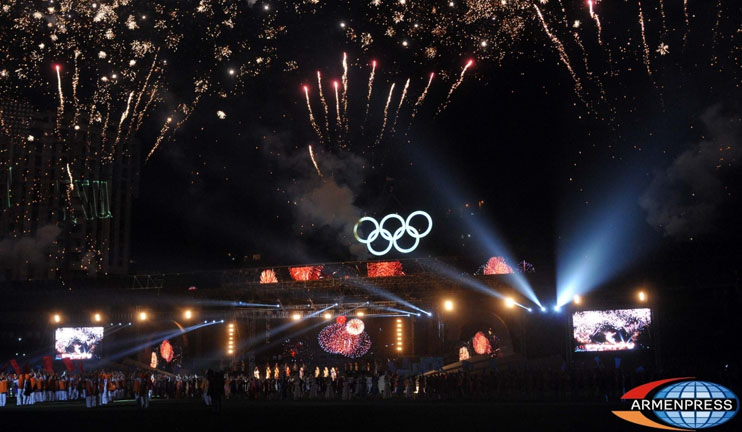 The opening ceremony of Pan-Armenian games
