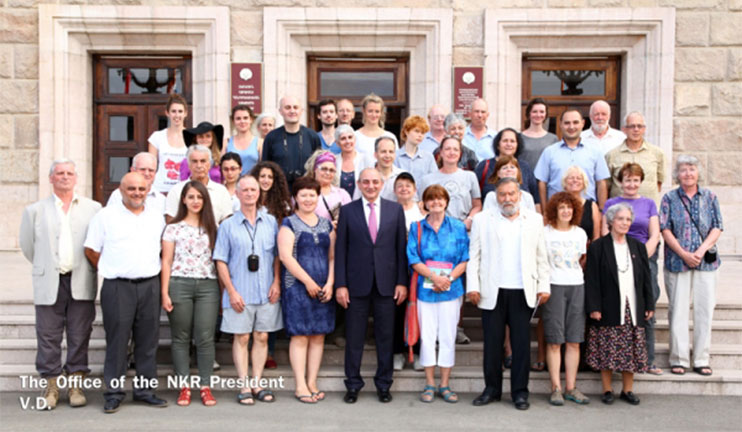 Forty Britons with Baroness Caroline Cox in the lead are in Artsakh