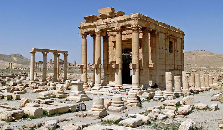 “ISIS” destroyed one of the ancient temples of Palmyra
