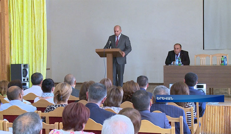 Armen Ashotyan gave instructions to the heads of colleges and schools