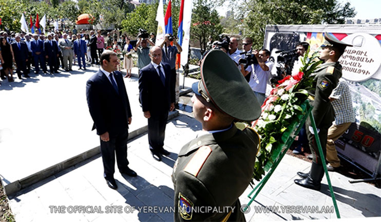 Երեւանում ազգային հերոս Թաթուլ Կրպեյանի անվան զբոսայգի է բացվել