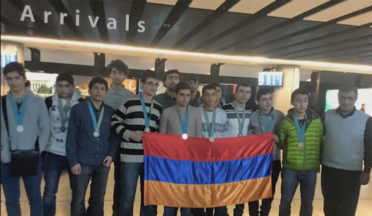 22 հայ աշակերտներ Ղազախստանից վերադարձան 16 մեդալով