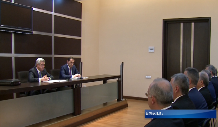 RA President  introduces Hovhannes Hovsepyan, the Head of SRC