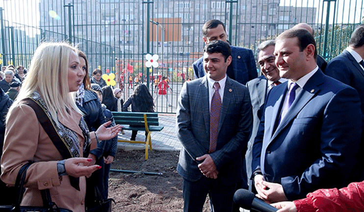 Residents of Malatia-Sebastia district have new park