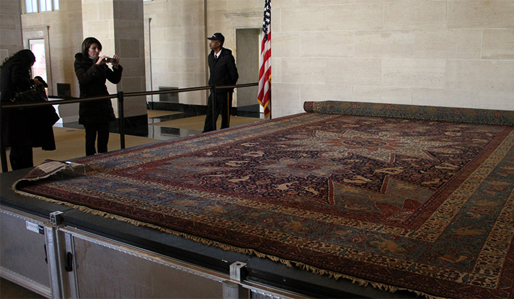 Armenian Orphan Rug displayed at White House