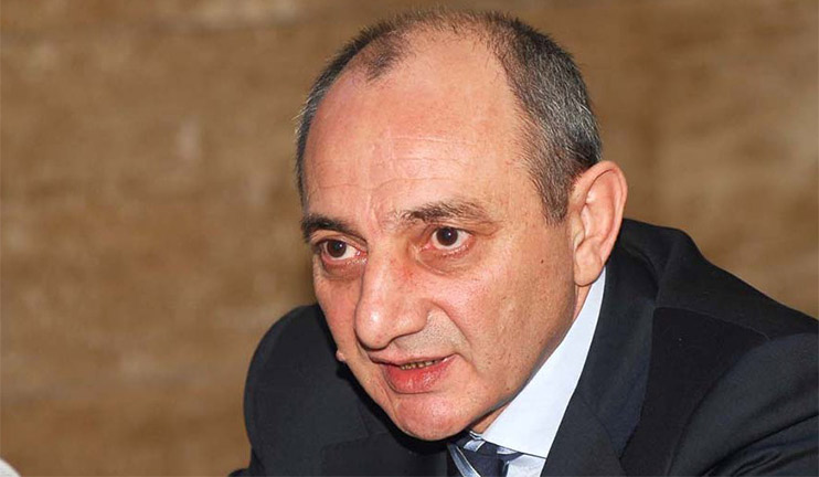 Bako Sahakyan answers questions of American-Armenian journalists