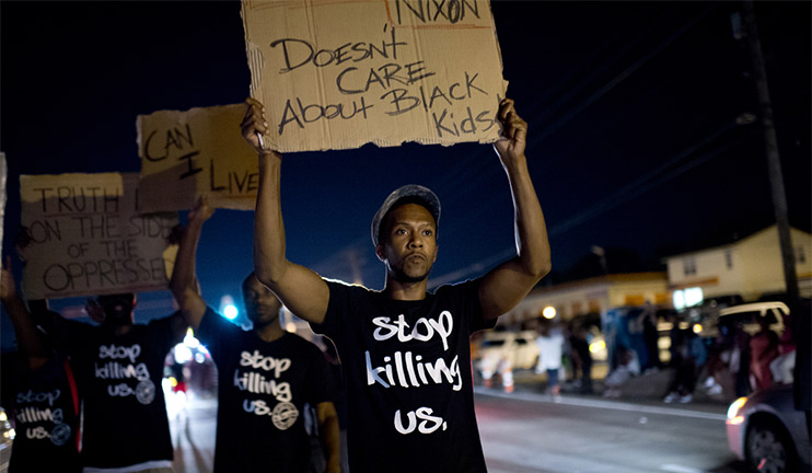Protests do not stop in American city of Ferguson